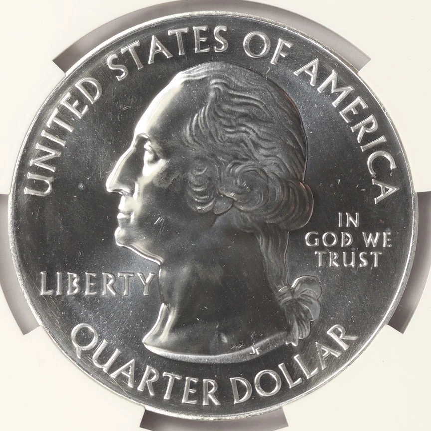 2015 Kisatchi ATB 5 oz Silver Quarter 25c NGC MS69 DPL - Image 4 of 4