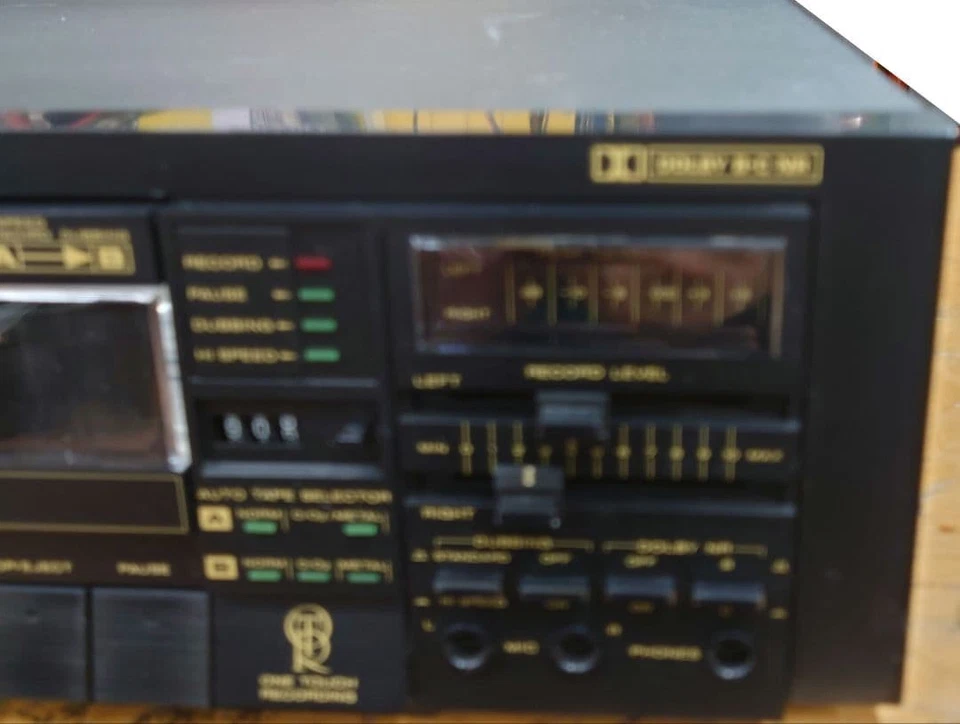 Marantz SD255 Stereo Doppel Kassettendeck AC100V 50Hz/60Hz schwarz gebraucht Vintage - Bild 4 von 4