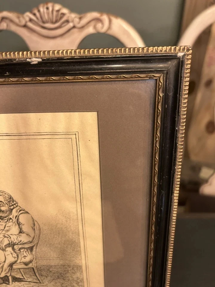 "A Decent Story - 1795 - James Gillray - 12"" x 16"" - Usado / Buen estado" Foto 4 de 4