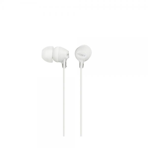 Sony Bianco Mdr-Ex15ap (Nessuna Cancellazione Del Rumore, Cablato), Cuffie, - Immagine 2