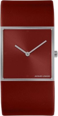 JACQUES LEMANS Armbanduhr Design Collection 1-2057E Quarz analog Lederarmband