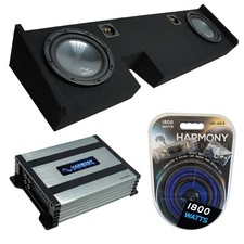 09-14 Ford F-150 Ext Super Cab Truck Harmony R124 Dual 12" Sub Box  HA-A400.1