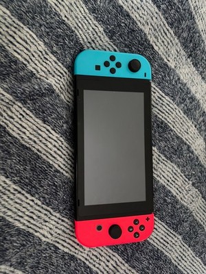 Nintendo Switch with Neon Blue and Neon Red Joy-Con (HAC-001-01)