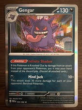 Gengar Pokémon TCG Card Perfect Order Rare Holo 50/88 NM