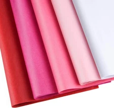 50 Sheets Mixed Pink Tissue Paper Wrapping Paper Art Paper Crafts for Packaging 