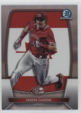 2023 Bowman Chrome WBC Flag Variations Refractor /499 Owen Caissie #WBC-5 1bi0