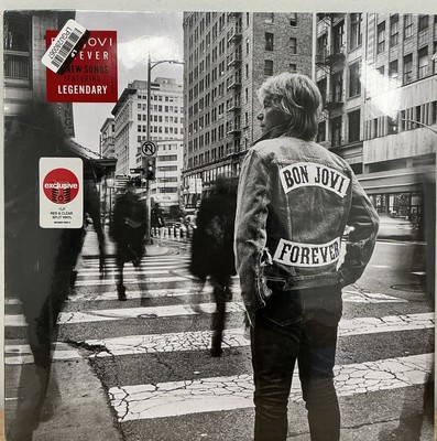 Jon Bon Jovi ''Forever'' Red & Clear Split Vinyl Record LP Exclusive Sealed