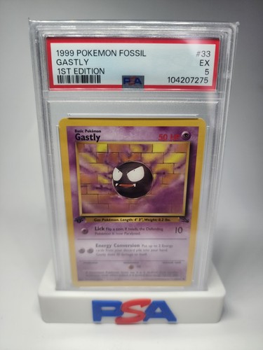 Gastly (1st Edition) graded PSA 5 for sale on eBay