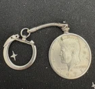 VTG Kennedy Half Dollar Key Chain 1971 4"
