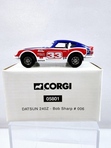 Corgi Toys #33 Datsun 240z Bob Sharp #006 05801 1:43 Scale Diecast Car New Vtg