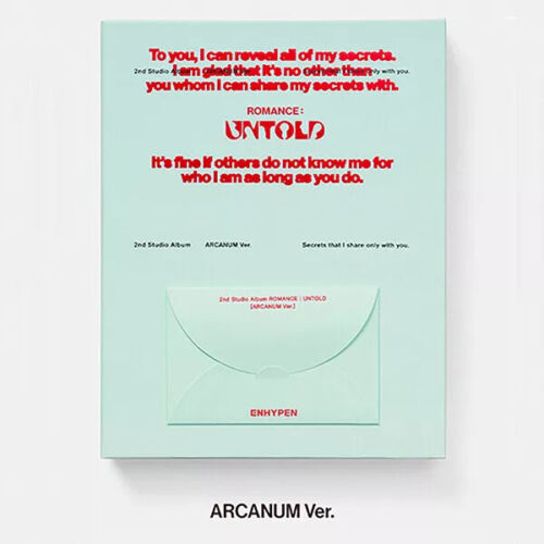 ENHYPEN ROMANCE: UNSOLD 2nd Full Album CD+Fotobuch+3Card+2 P.Ring+Poster+GIFT - Bild 19 von 21