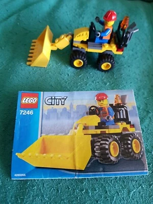 Lego City Mini Digger 7246 - 100% Complete With Minifigure - Construction 2