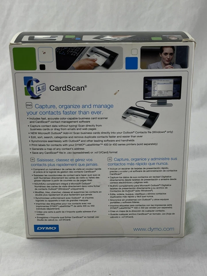 DYMO CardScan Executive Business Card Scanner & Contact Management PC & MAC - Image 3 of 4