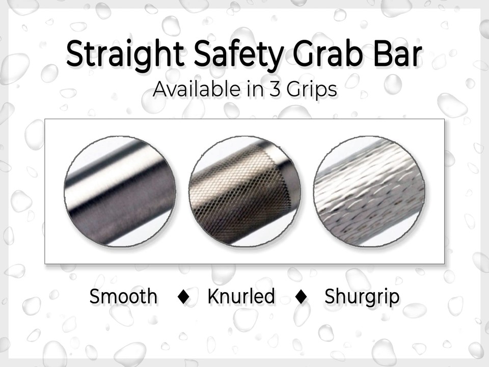 Bathroom Safety Grab Bar Matte Black/Shower Tub Toilet Steps ADA/304