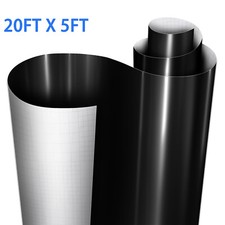 Gloss Black Premium Vinyl Car Wrap Film Bubble Free Air Release Roll 20ft5ft