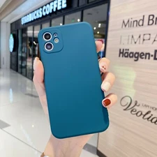 Case For iPhone 11 12 13 14 Pro Max Plus XS 8 7 SE Shockproof Silicone Cover