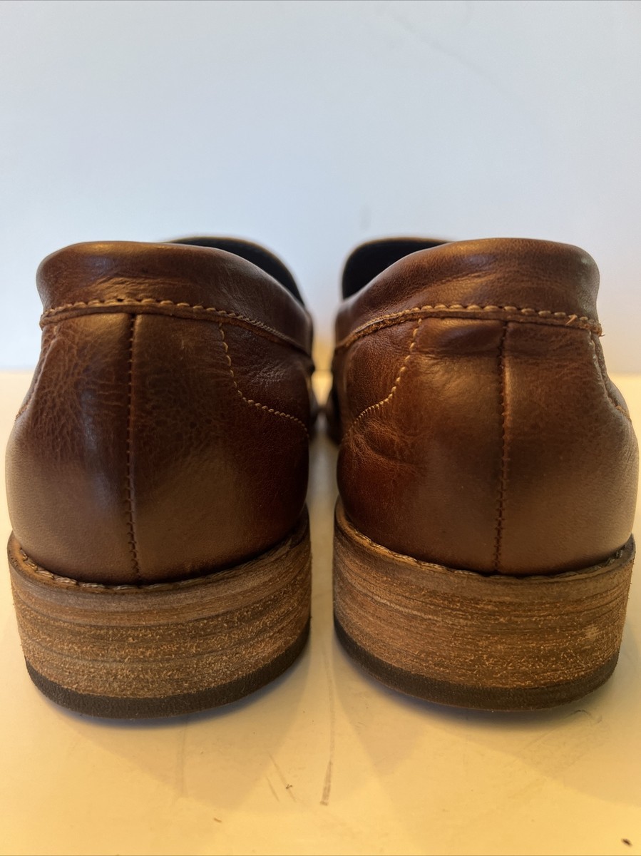 Cole Haan Mens Kiltie Tassel Loafer Slip On Brown Dress  display picture 3