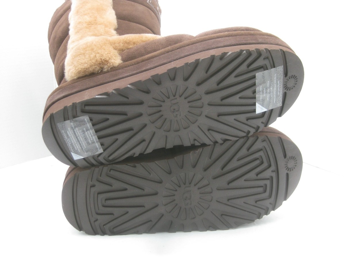 UGG CLASSIC CHILLAPEAK TALL WOMEN BOOT SUEDE BURNT CEDAR US