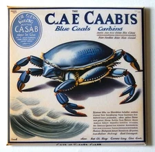 Blue Crab FRIDGE MAGNET "style B"