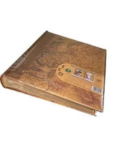 Pioneer Natural Paper Bi-Directional ECO Album, 5”x 7” Brown Map