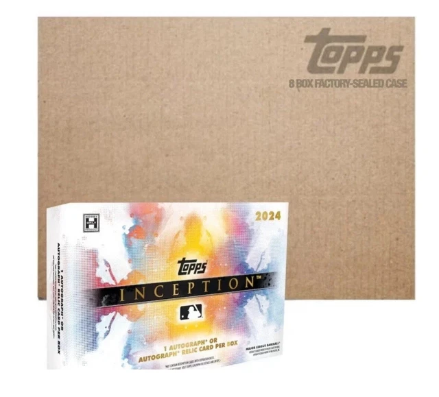 2024 Topps Inception Hobby 8 Box Case - Rip + Ship