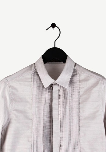 Camicia uomo Louis Vuitton originale a righe slim con bottoni taglia 40 (S/M) H2967 - Foto 2 di 7