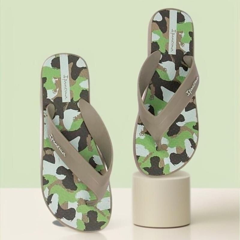 IPANEMA chanclas de hombre/unisex. Chanclas camuflaje. T/ 41-42 (EU). NUEVO.