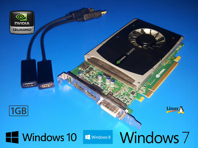 Dell Precision 380 390 470 490 530 670 690 Quadro 1GB 128-Bit Video Card +HDMI