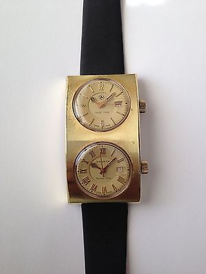 Vintage Swiss 17 Jewels Automatic ARDATH Watch Dual Dial Vintage Swiss 17 Jewels Automatic ARDATH Watch Dual Dial