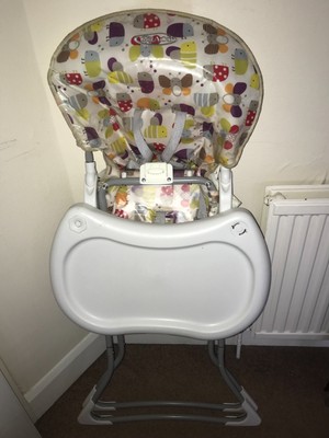 leopard print high chair
