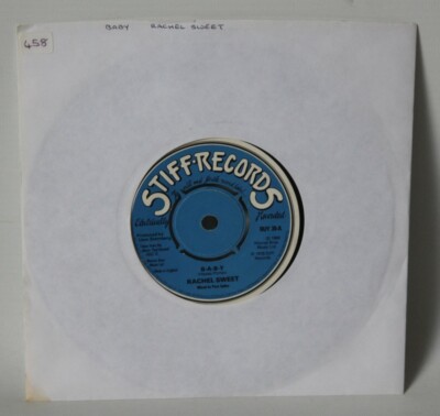 Rachel Sweet    B-A-B-Y - 1978 Vinyl 7'' Single - Stiff BUY 39
