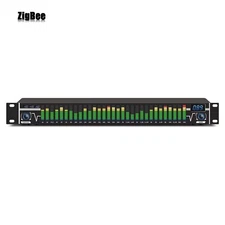 EQ-A31 Professional 31 Band Equalizer Digital Equalizer (Black) for Stage Home