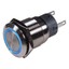 BEP Stainless Steel Push Button Switch On-Off 12V Blue | eBay