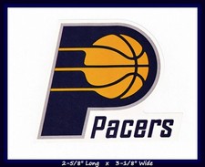 INDIANA PACERS BASKETBALL NBA DECAL STICKER TEAM LOGO~BUY 1 GET 1 35% OFF