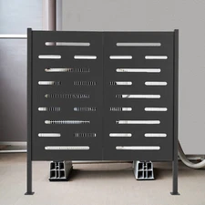 Freestanding AC Fence 42.13x44.88in Multi-Use Outdoor