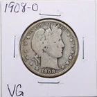1908-O 50C Barber Liberty Head in VG Condition #5108