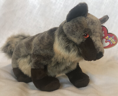 Ty Beanie Baby Howl Wolf Plush Stuffed Animal Retired W Tag May 23