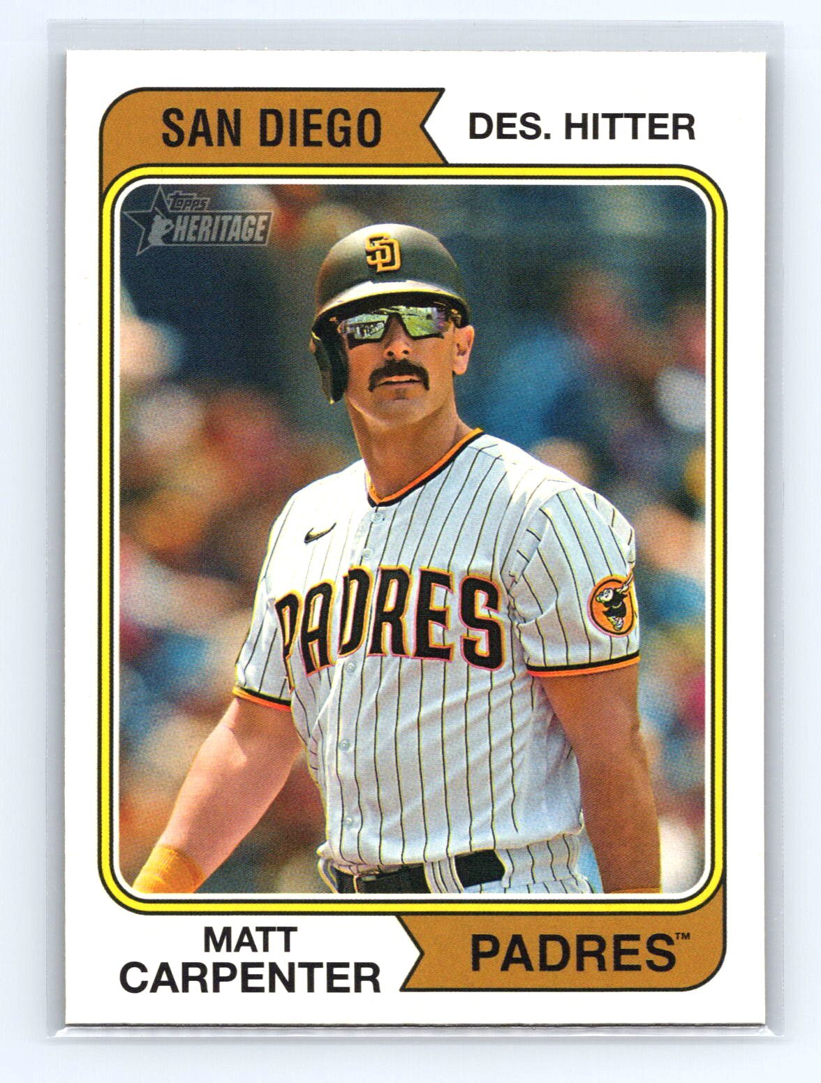 2023 Topps Heritage Matt Carpenter #574 San Diego Padres