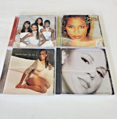 LOT OF 4 POP/R&B CD'S - TONY BRAXTON / DESTINYS CHILD / MARIAH  / JLO - NM