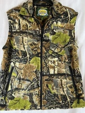 Cabelas Fleece Camo Vest Mens Small Outdoor Gear Front Pockets Hunting