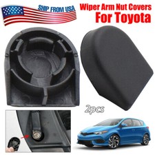 2x Front Wiper Arm Head Nut Cover Cap 8529213010 For TOYOTA COROLLA YARIS AURIS,