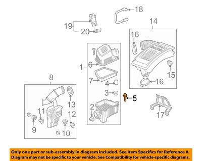 GM OEM Air Cleaner Intake-Box Housing Assy Bolt 11519385 | eBay