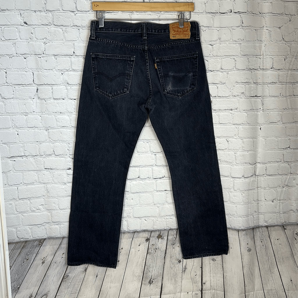 Levi's Mens 501 Original Fit Black Jeans size W33 L29 | eBay Levi's Mens 501 Original Fit Black Jeans size W33 L29 | eBay