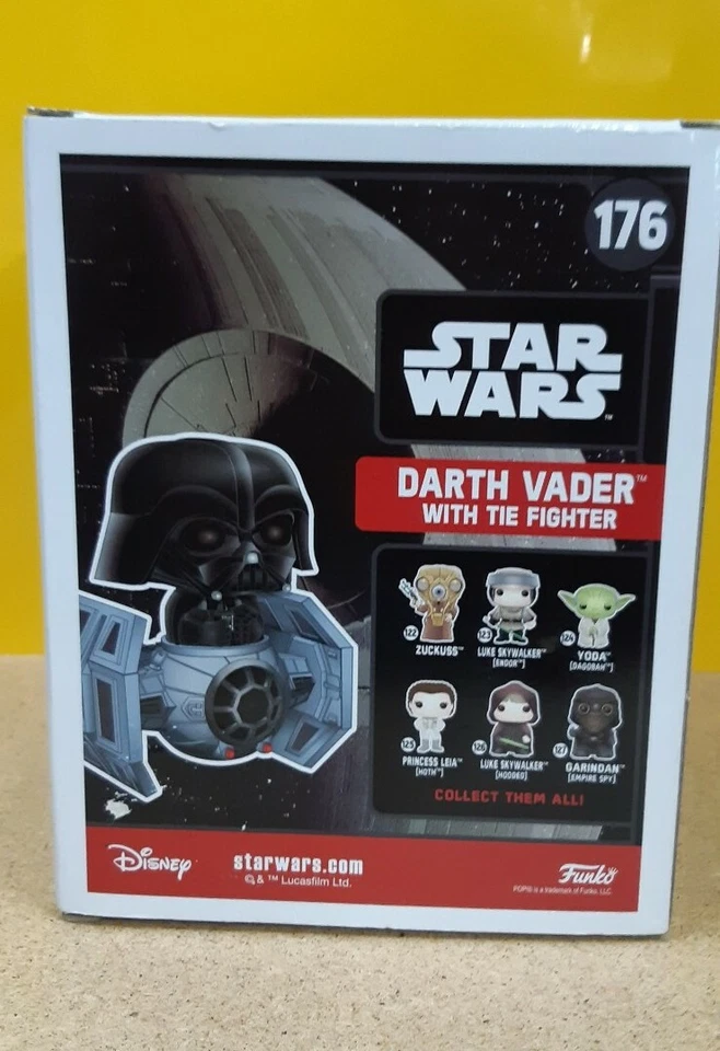 Funko Pop! DARTH VADER WITH TIE FIGHTER#176 STAR WARS - Imagen 2 de 3