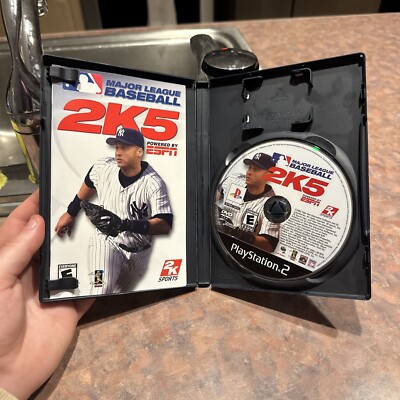 Major League Baseball 2K5 With Manual (Sony PlayStation 2, 2005) CIB