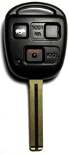 New Remote Key Keyless Replacement 3 Button Remote Head Short Blade For Lexus