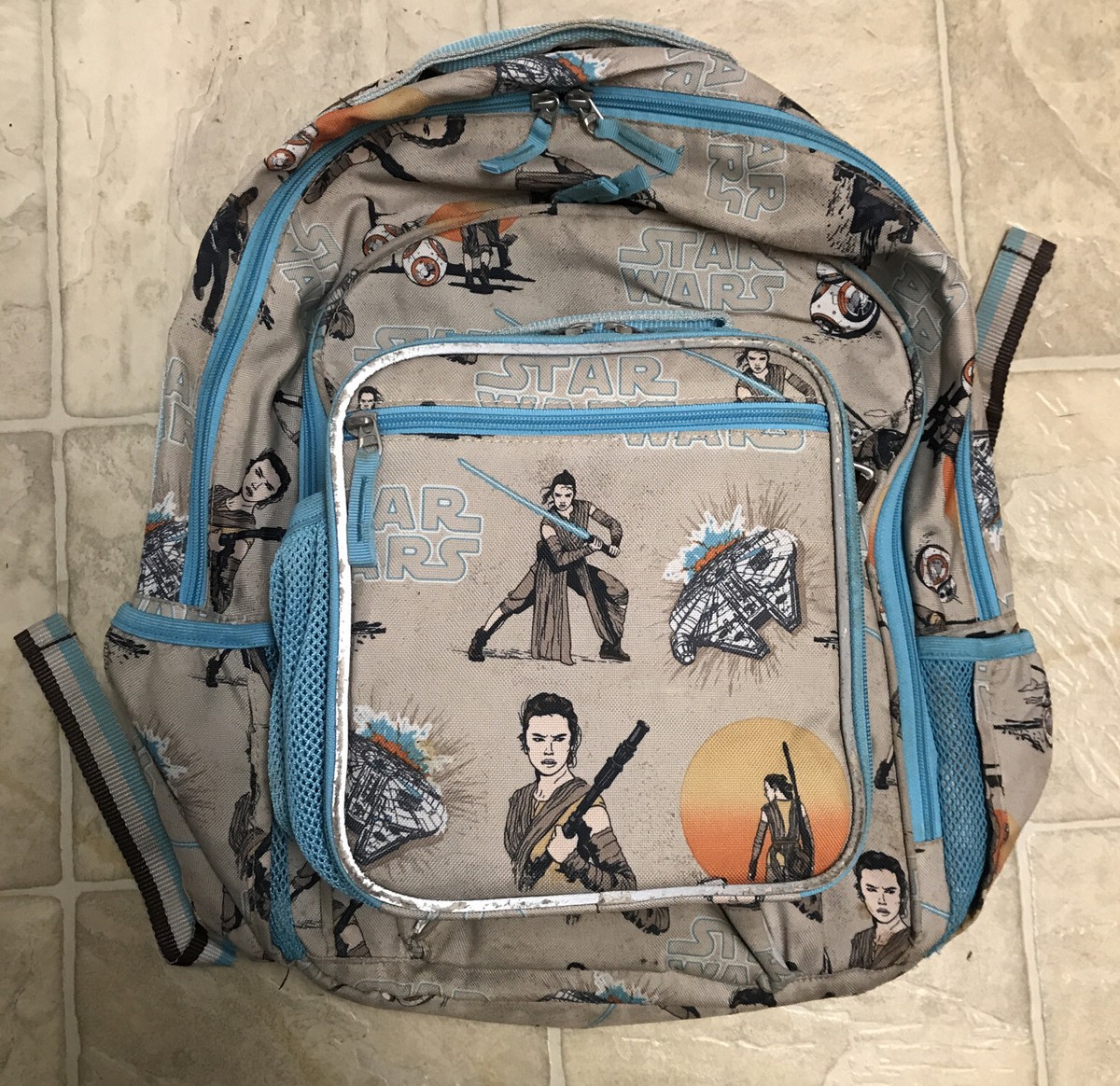 ISO Potery Barn Kids Star Wars Ray LARGE backpack Toddler Backpack Pottery Barn Kids Star Wars Backpack Star  main image 3