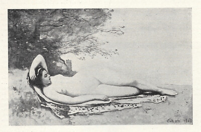 Young Woman At The Edge Of The Woods * Camille Corot (1905) - [KK-035]