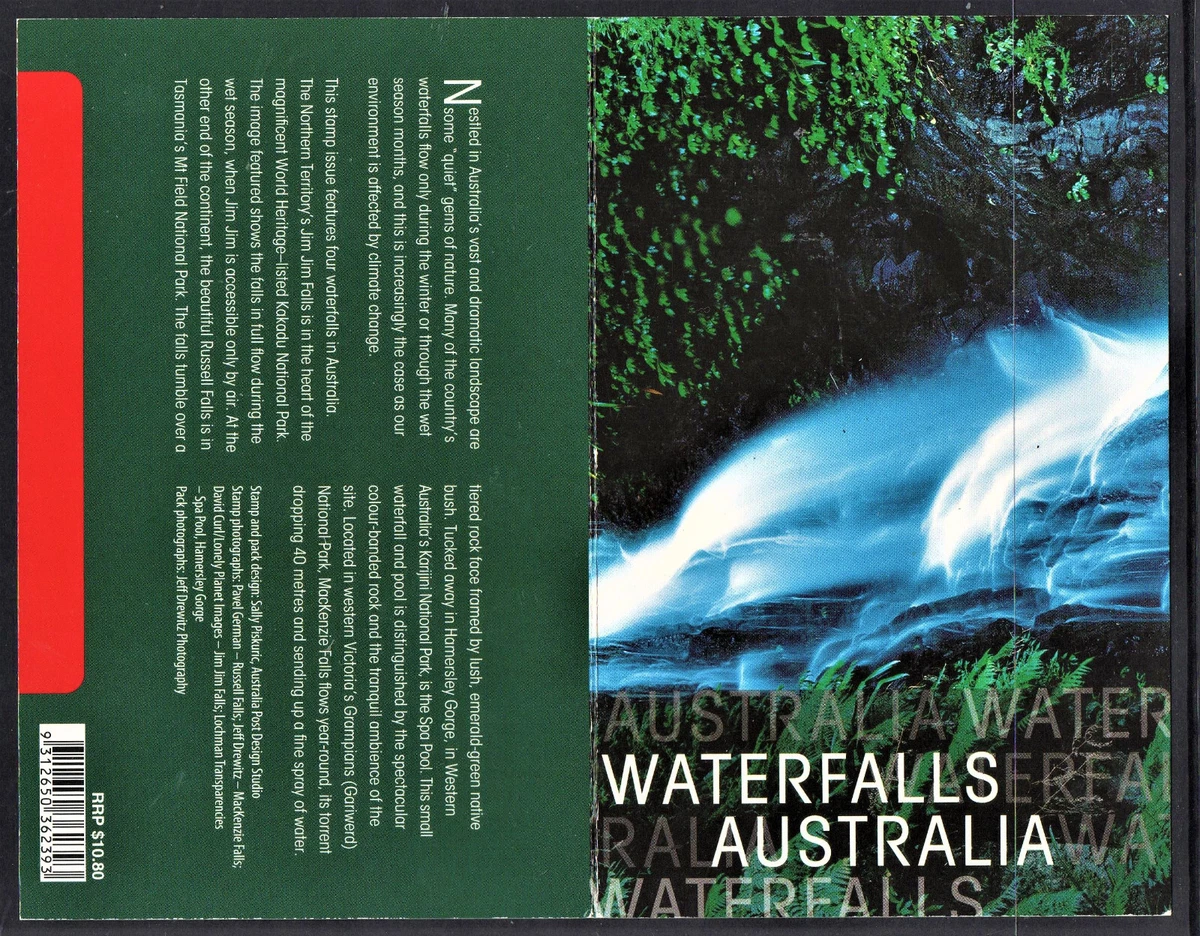 Australia Post Stamp Pack " WATERFALLS AUSTRALIA " 1993 | EBay