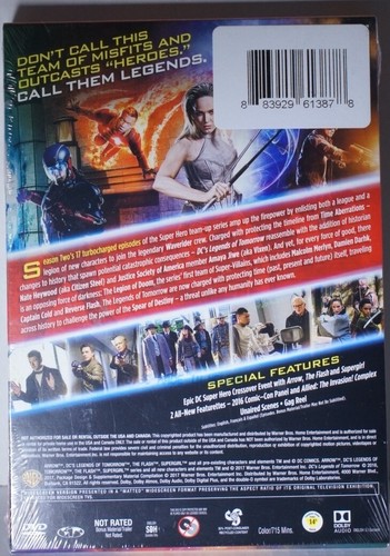DC's Legends of Tomorrow: The Complete - Second Season (DVD, 2016) ( Promo ) - Picture 2 of 2